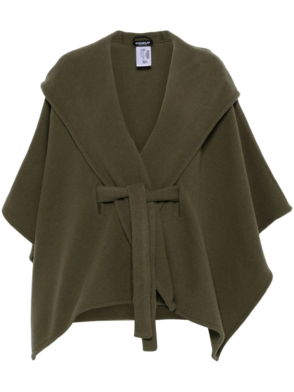 DONDUP Wollen cape Groen