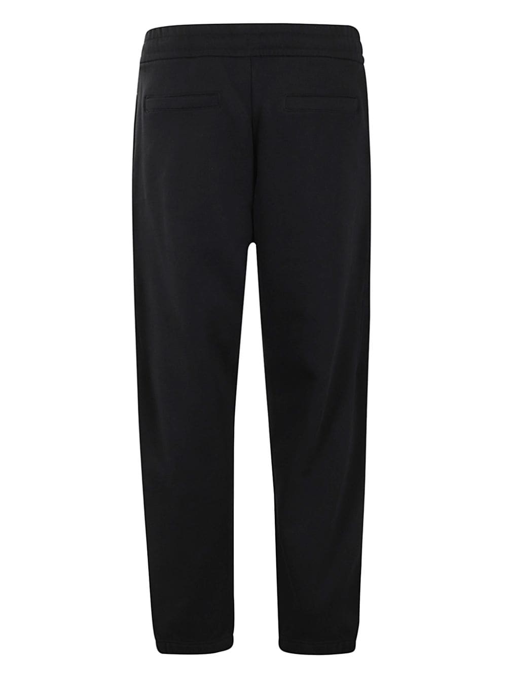 BOSS cotton track pants - Zwart