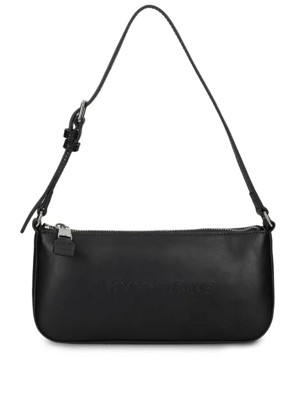 Tommy Jeans エッセンシャル ショルダーバッグ | ブラック | FARFETCH JP