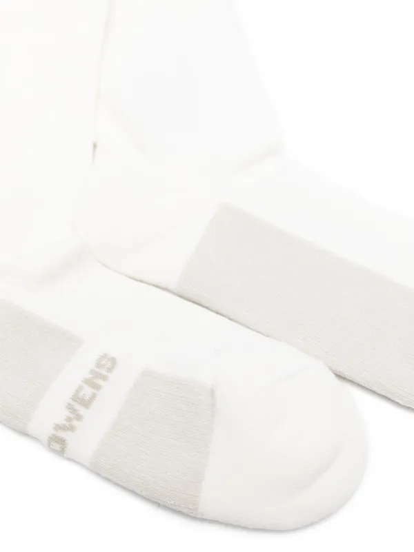 Rick Owens Glitter Socks White FARFETCH AU