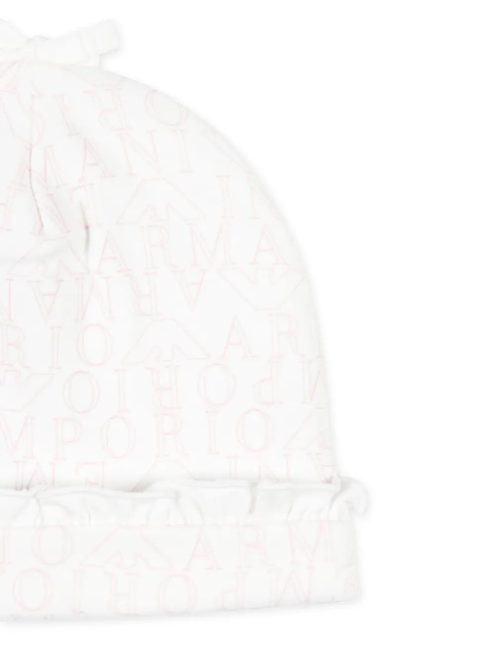 Emporio Armani Kids Muts met geborduurd logo Wit