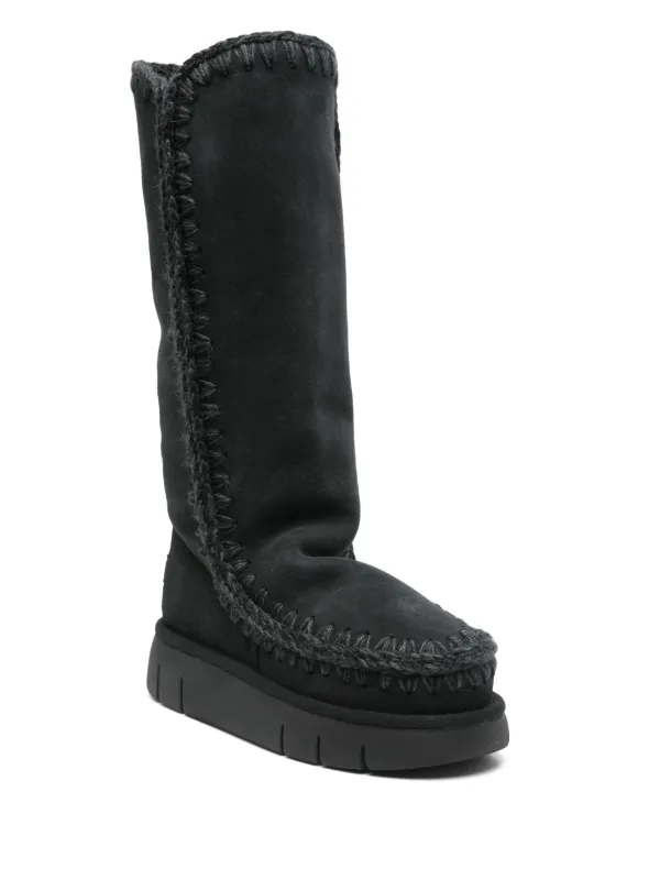 Mou Botas Eskimo Bounce Con Tacón De 40mm Negro FARFETCH PE