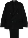 Tagliatore double-breasted suit - Black