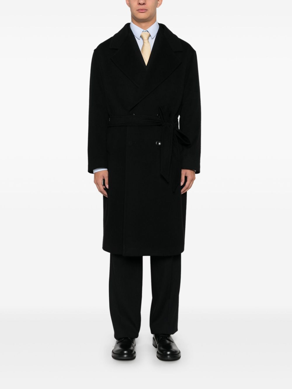 Shop Tagliatore Royce Coat In Black