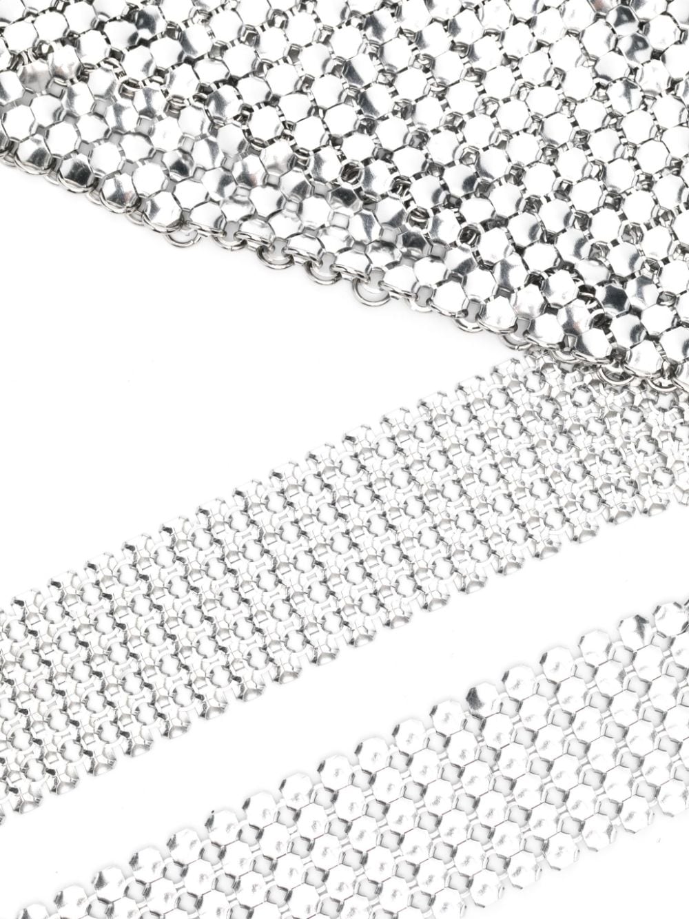 Rabanne Hoed met pixel detail - Zilver