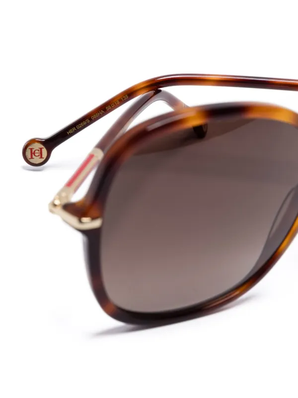 Carolina Herrera Her サングラス | ブラウン | FARFETCH JP
