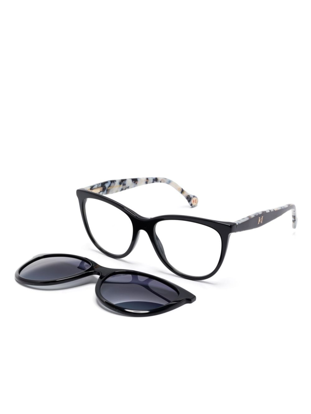 Carolina Herrera Clip-on bril - Zwart