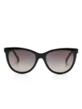 Carolina Herrera butterfly-frame glasses - Brown