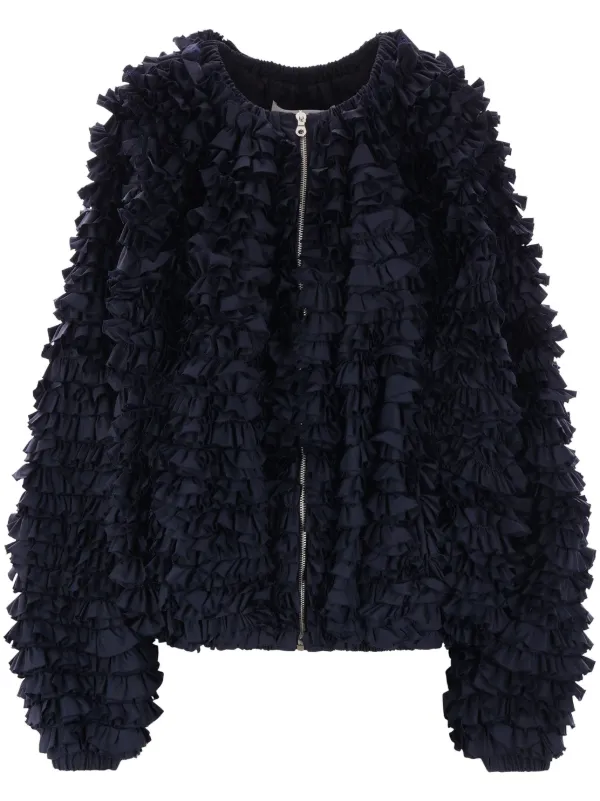 【Molly Goddard】Finn Jacket Navy ジャケット 送関込 Molly Goddard Finn ジャケット | ブルー | FARFETCH JP