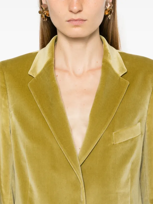 SAULINA Antonia Blazer | Green | FARFETCH UK