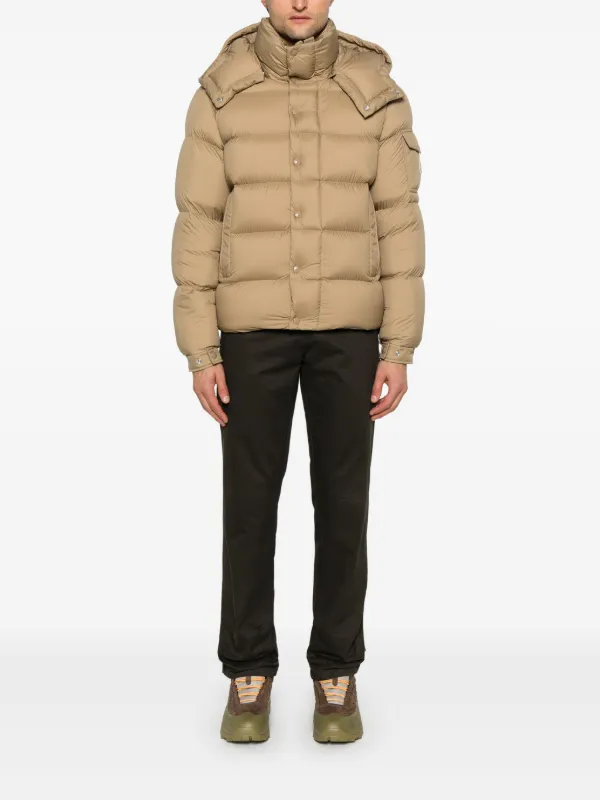 Moncler Vezere Puffer Jacket | Brown | FARFETCH