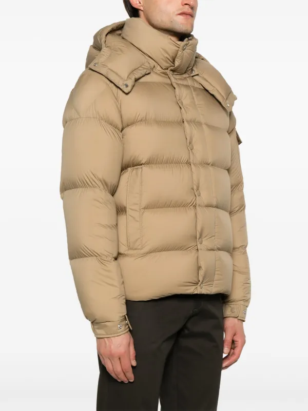 Moncler Vezere Puffer Jacket | Brown | FARFETCH