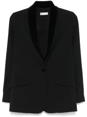 The Frankie Shop Bea single-breasted Oversize Blazer | Black