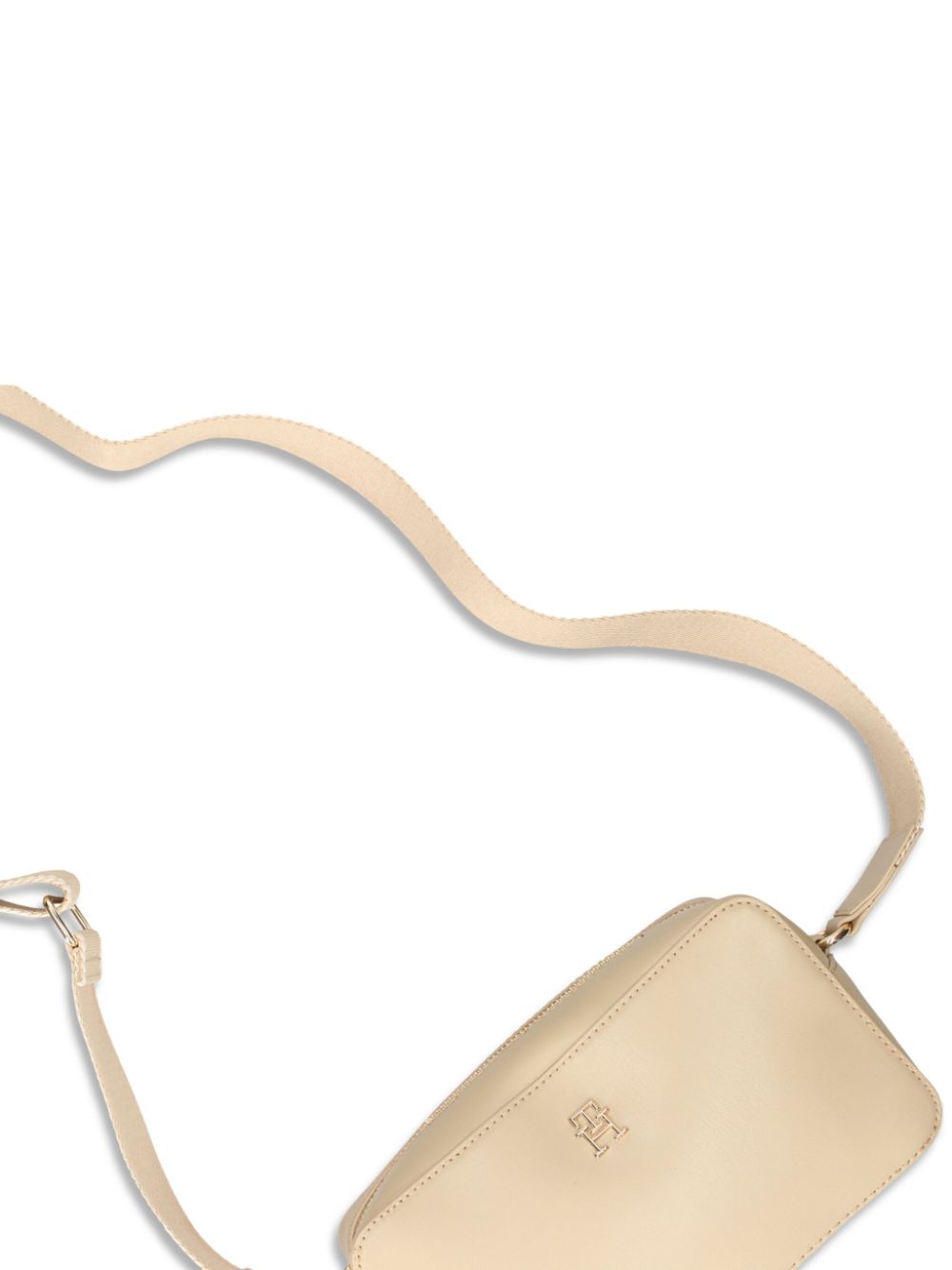 Shop Tommy Hilfiger Hilfiger Monotype Camera Bag In Neutrals