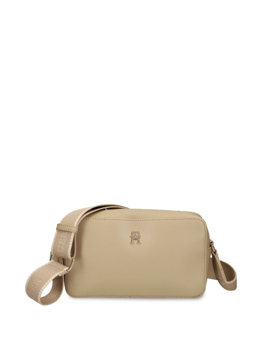 Shop Tommy Hilfiger Hilfiger Monotype Camera Bag In Neutrals