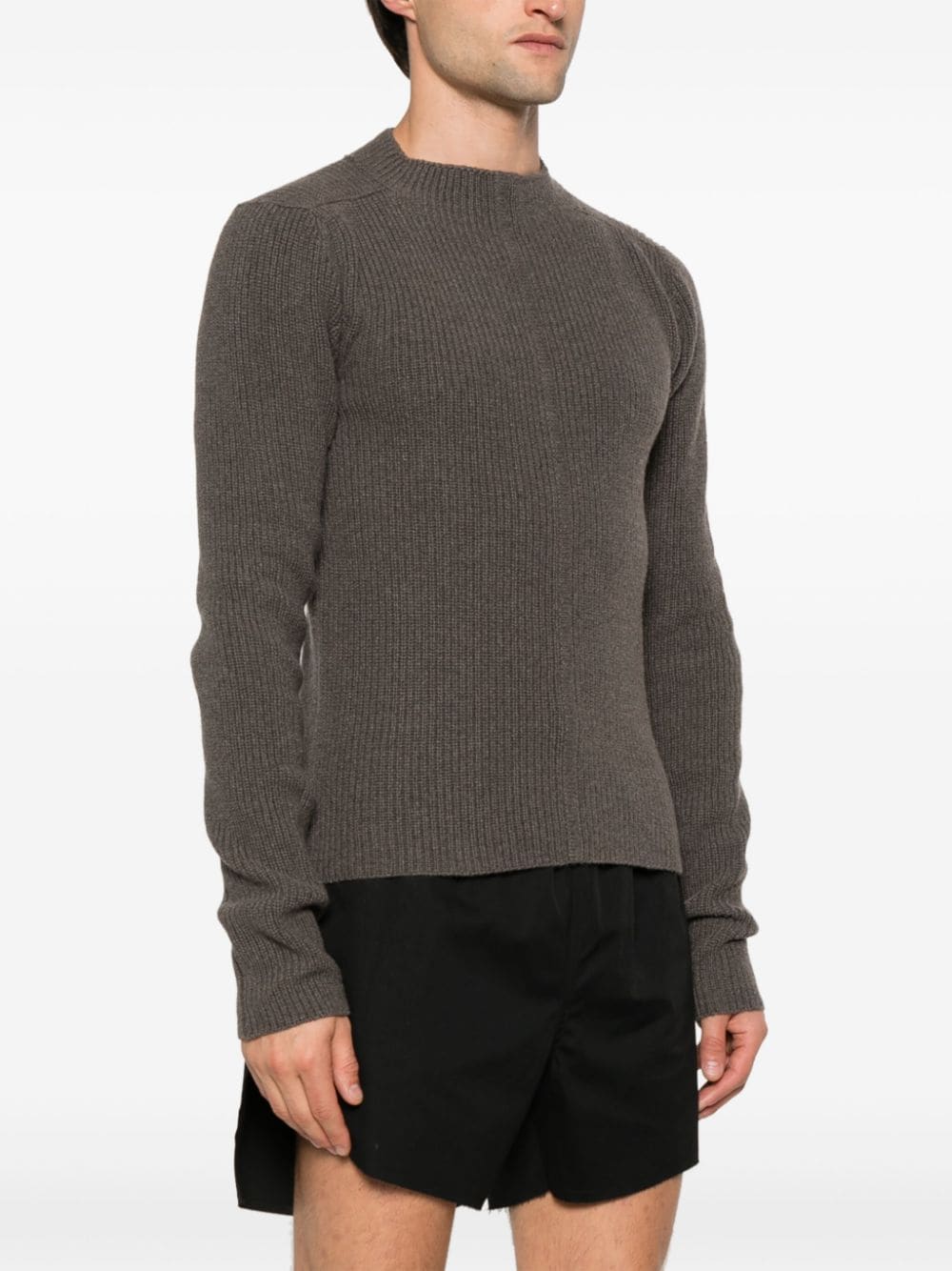 Shop Rick Owens Headon Sweater In Brown