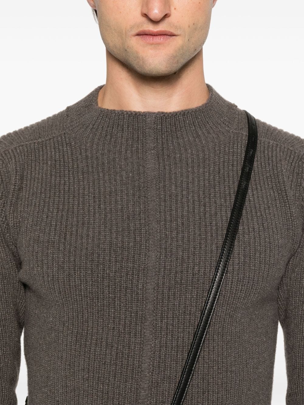 Shop Rick Owens Headon Sweater In Brown