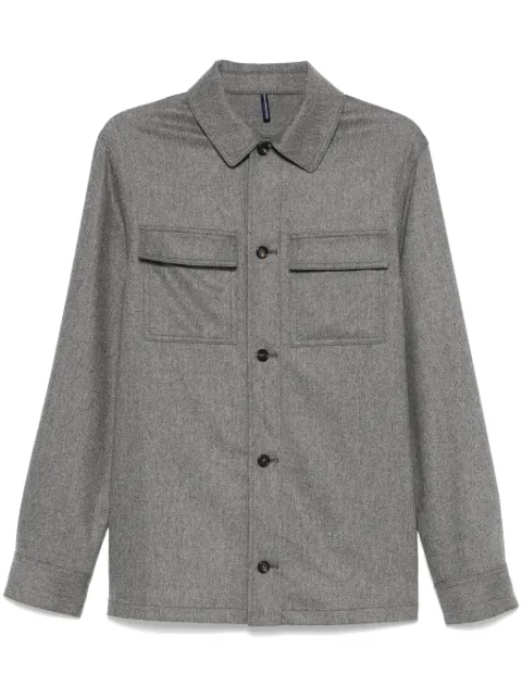 Incotex mélange-effect shirt