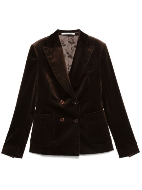 Tagliatore velvet blazer Women