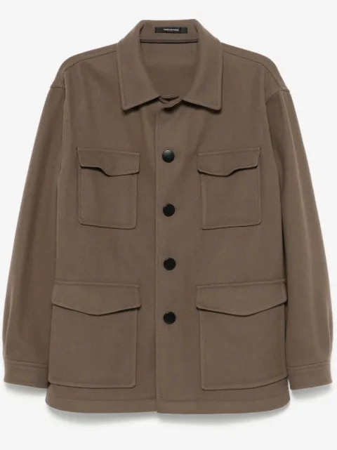 Tagliatore fleece shirt jacket