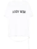 Helmut Lang New York seatbelt T-shirt - White