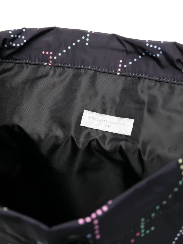Stella McCartney Kids ロゴ バックパック | ブラック | FARFETCH JP