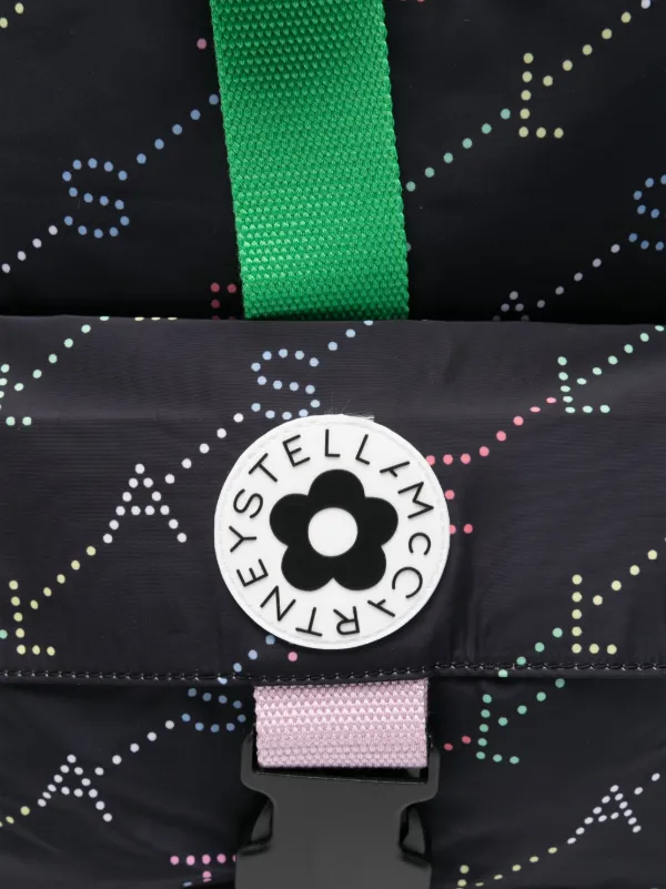 Stella McCartney Kids ロゴ バックパック | ブラック | FARFETCH JP