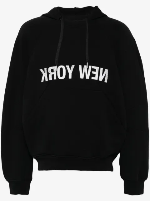 Helmut Lang Moletom de capuz com logo