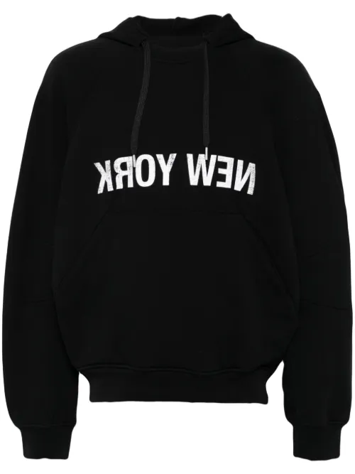 Hoodie à logo imprimé - Helmut Lang - Modalova