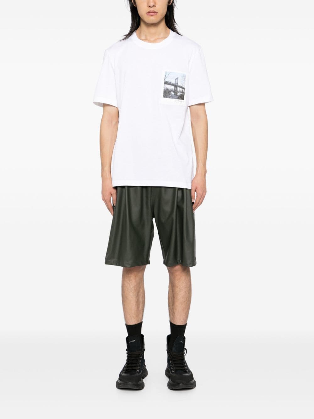 Helmut Lang graphic print T-shirt - Wit