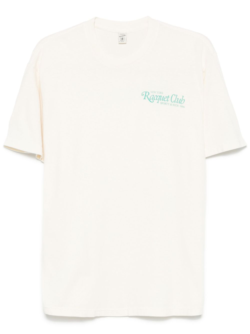 Sporty & Rich T-shirt met logoprint Beige