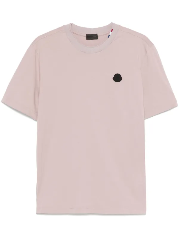 Moncler ロゴ Tシャツ | ニュートラル | FARFETCH JP
