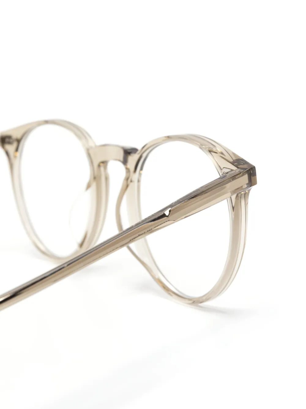 Oliver Peoples Bril met pantos montuur Grijs