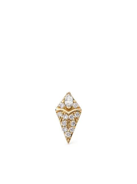 Mad Precious & Ethical 18kt yellow gold diamond single earring