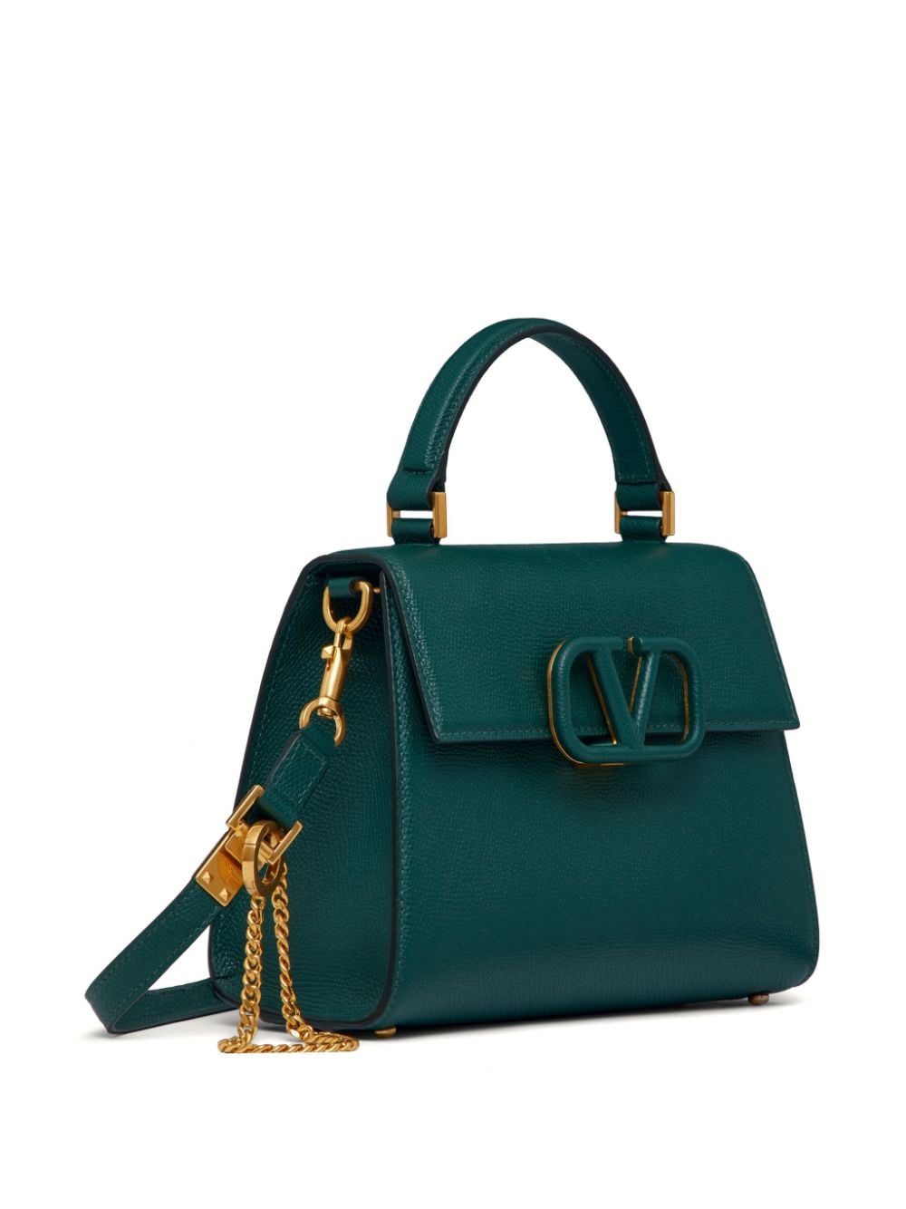 Shop Valentino Vsling Tote Bag In Green