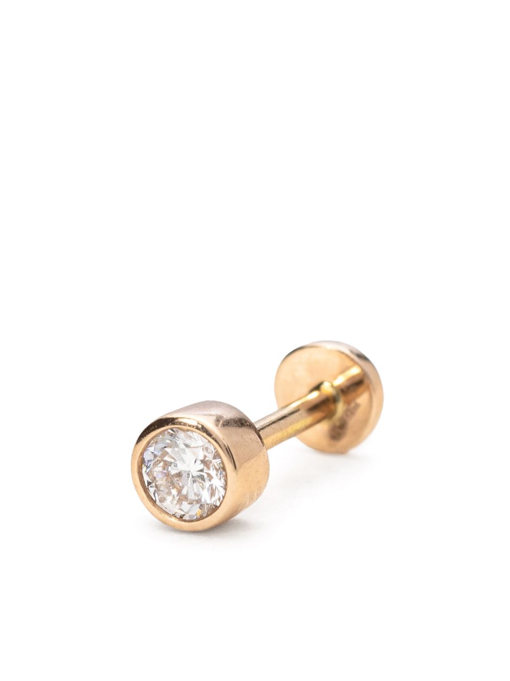 18kt rose gold diamond single earring