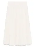 ALFIE pleated midi skirt - Neutrals