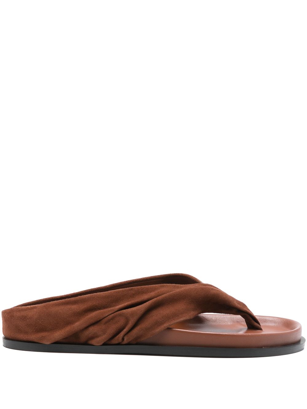 A.EMERY Shaw flip flops Brown