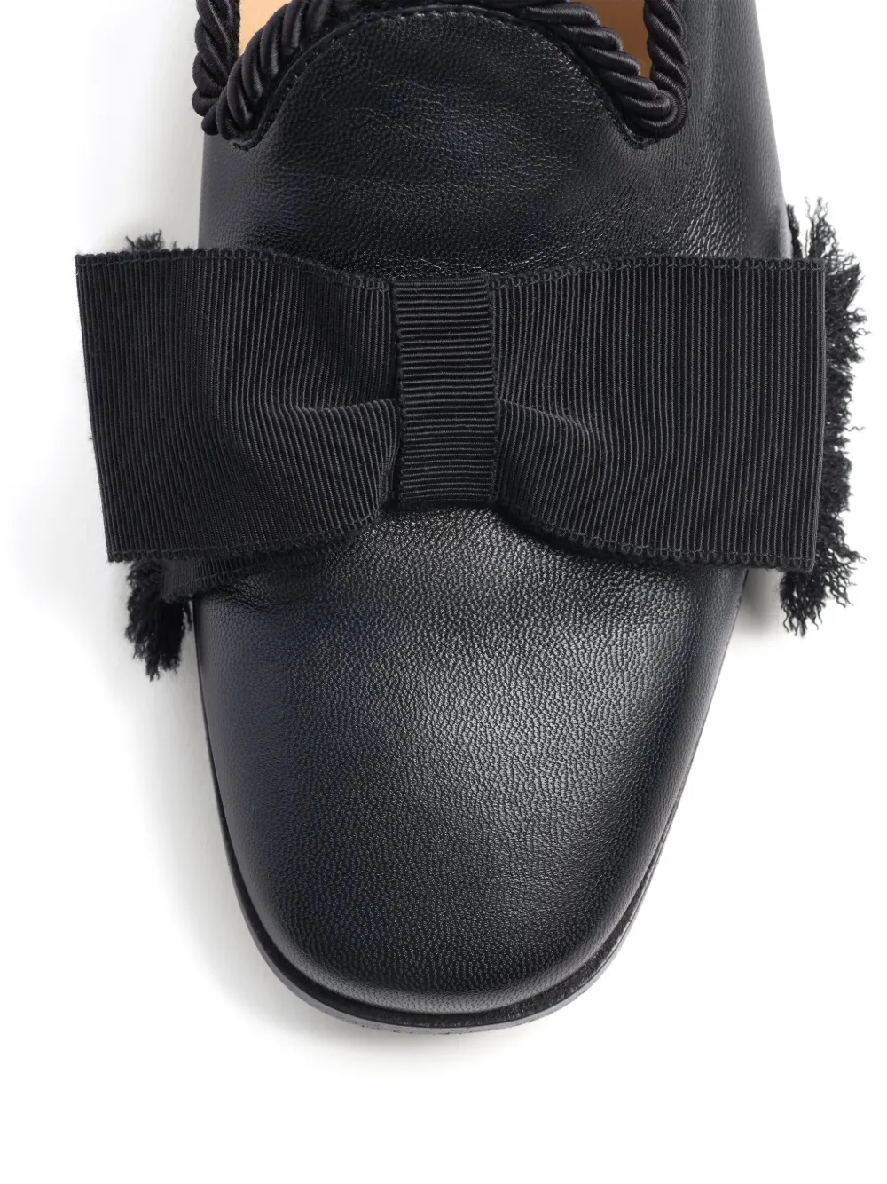 Valentino Garavani bow-detailing loafers Black