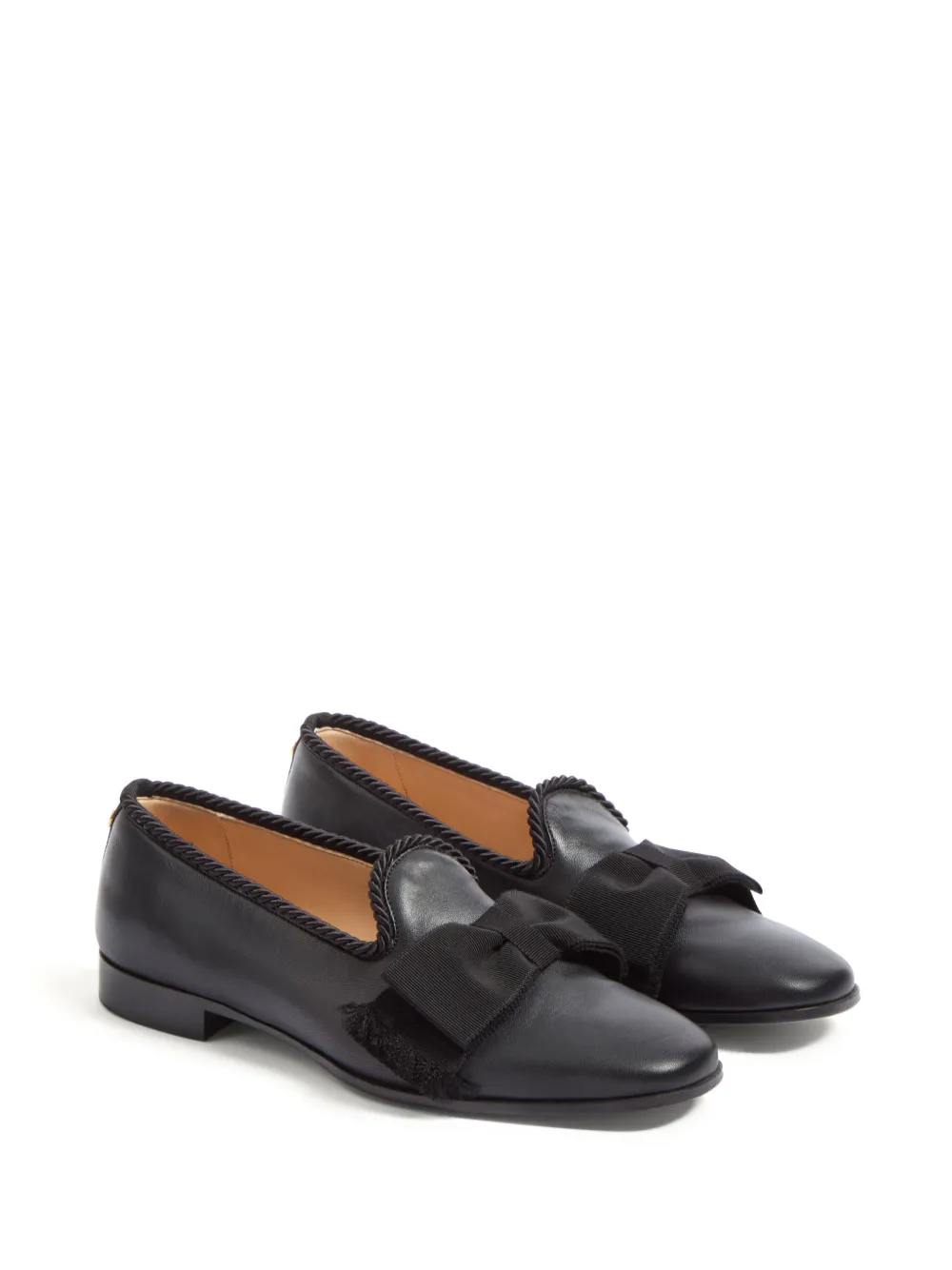 Valentino Garavani bow-detailing loafers Black
