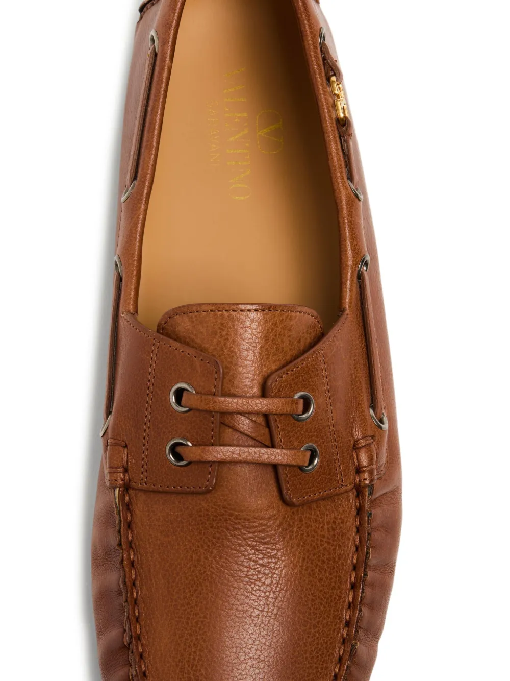 Valentino Garavani Fastaway Driver Loafers | Brown | FARFETCH