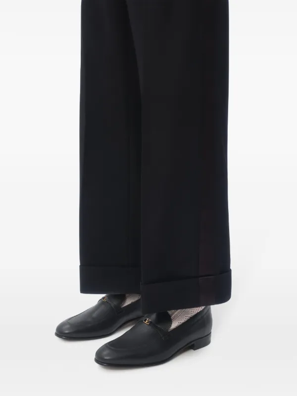 Valentino Garavani VLogo Loafers | Black | FARFETCH