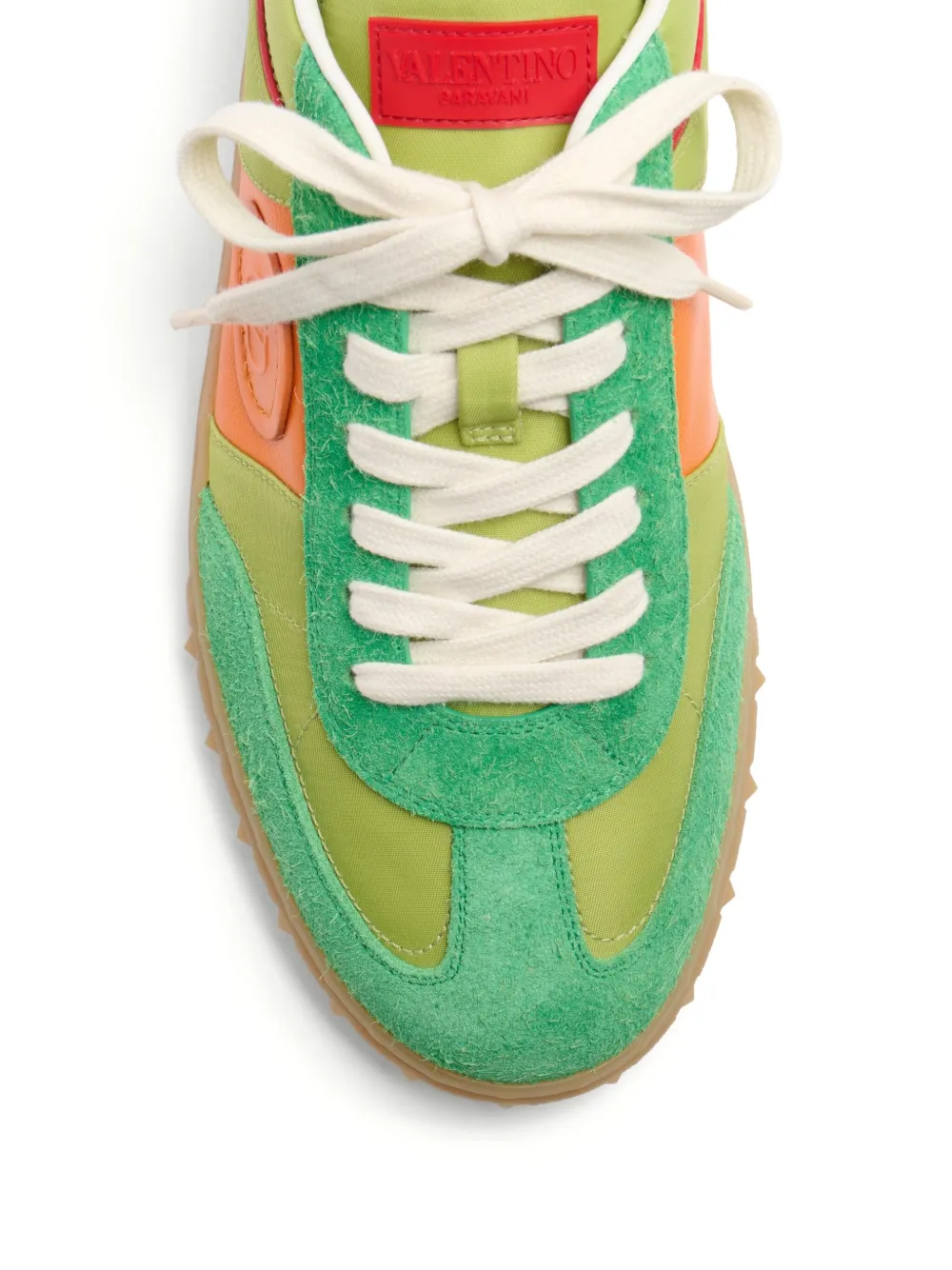 スニーカー VALENTINO GARAVANI Multicolor Suede Upvillage Sneakers Upvillage VLogo suede sneakers in red - Valentino Garavani