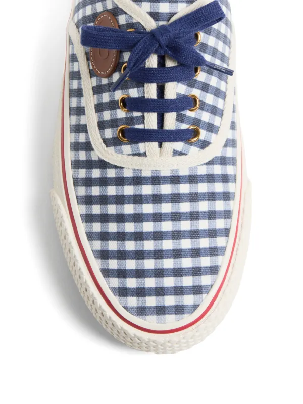 Valentino Garavani Nojoke Checked Sneakers | Blue | FARFETCH ZA