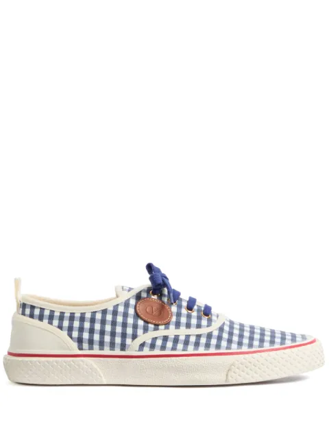 Valentino Garavani gingham-check sneakers