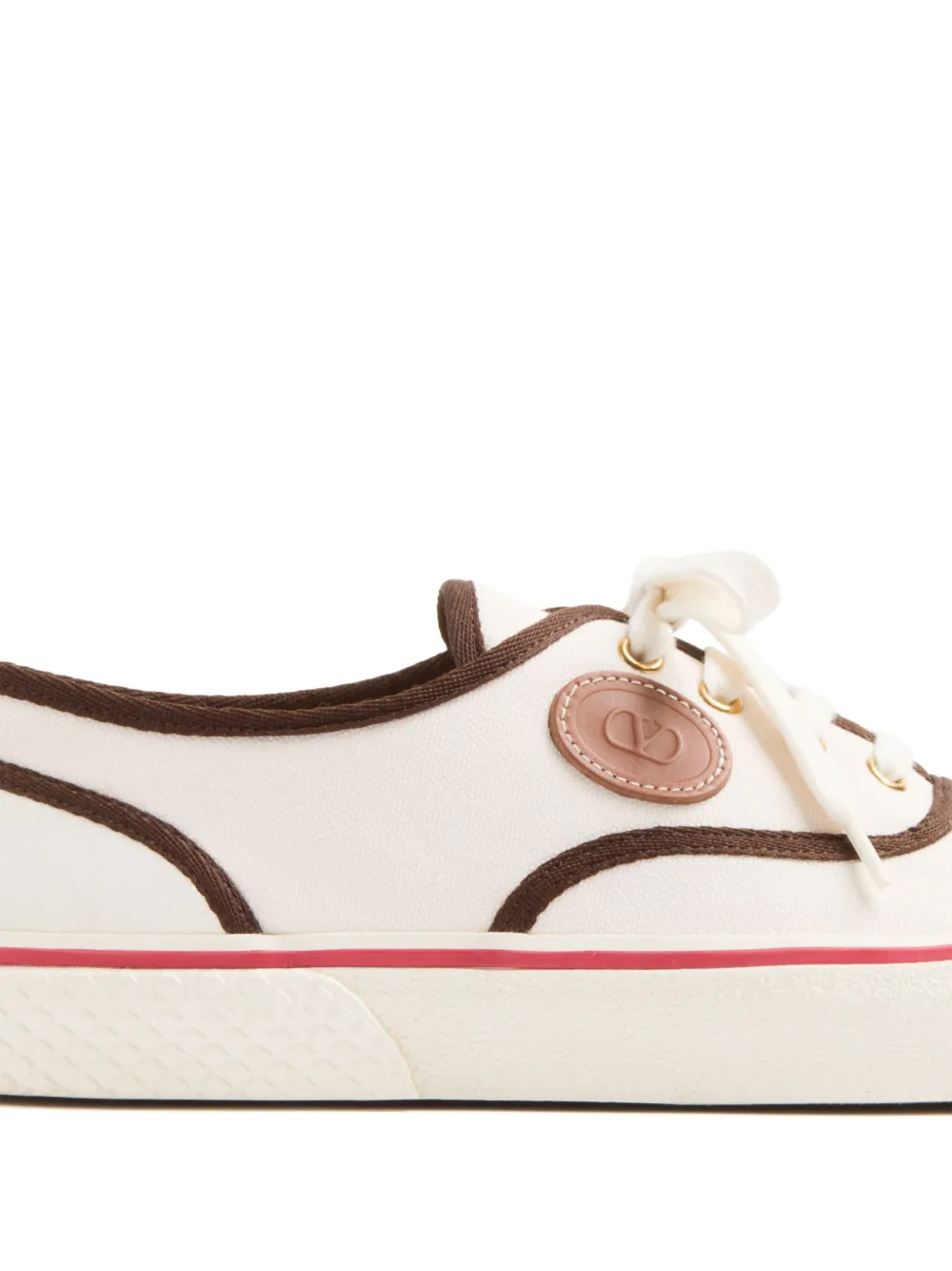 Valentino Garavani Nojoke Canvas Sneakers | White | FARFETCH PT