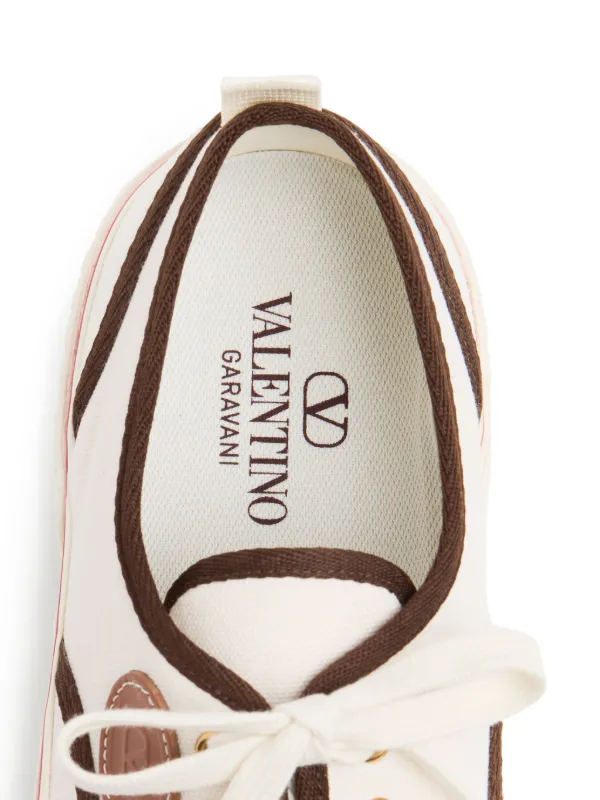 Valentino Garavani Nojoke Canvas Sneakers | White | FARFETCH PT Valentino Garavani Nojoke Canvas Sneakers | White | FARFETCH PT