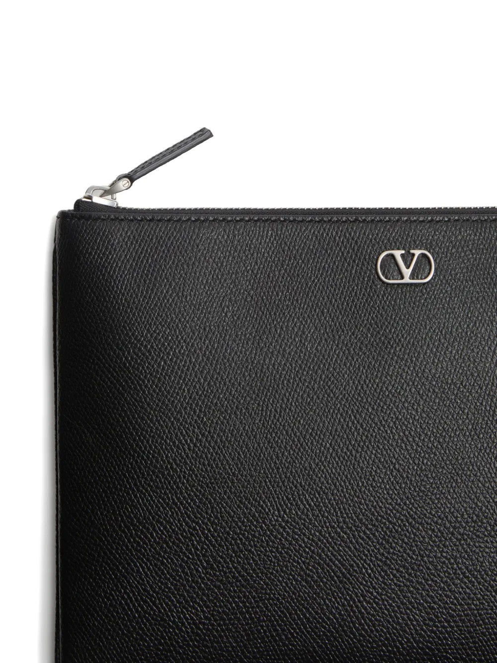 Valentino Garavani Vロゴ シグネチャー クラッチバッグ | ブラック