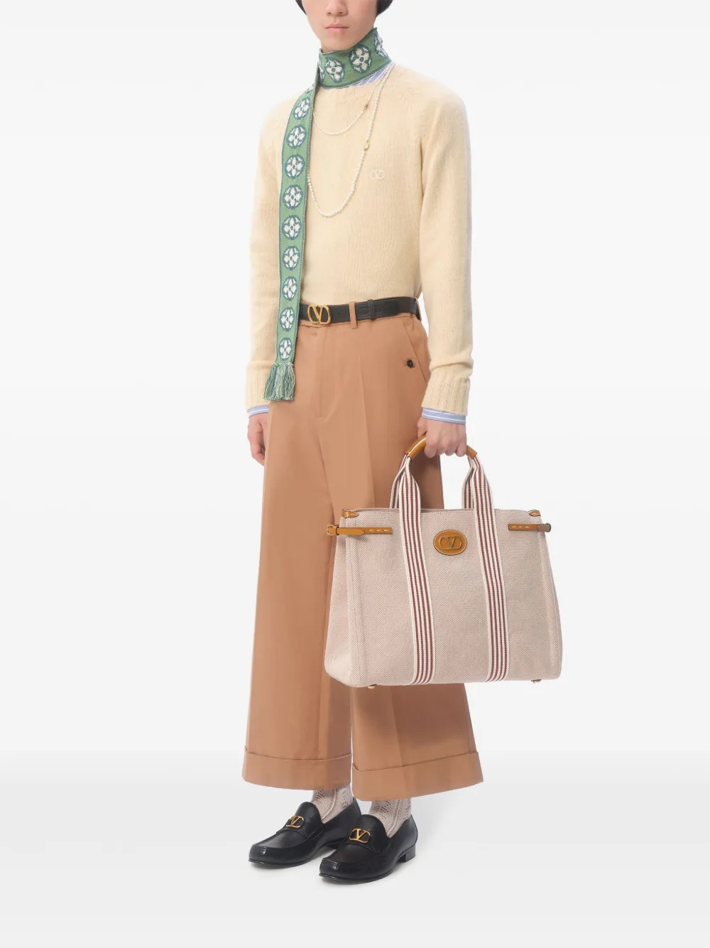 Valentino Garavani Antibes shopper Beige