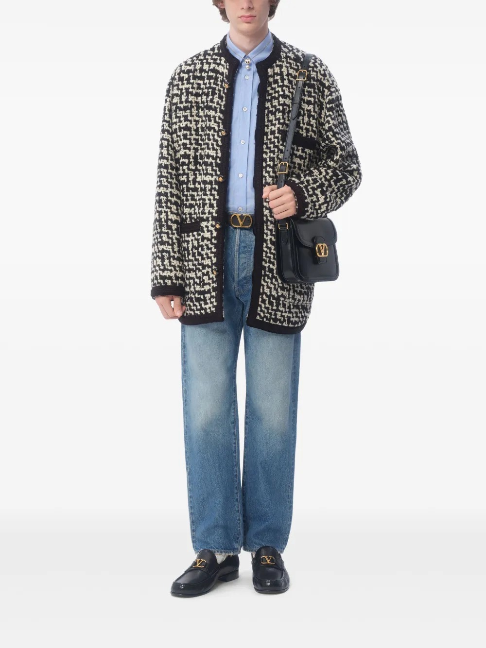 Valentino Garavani 9TO5 schoudertas Zwart
